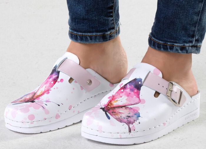 ELENA EDEN, klassische Damen-Clogs, Weite, G, mit verstellbarer Schlie&szlig;e 