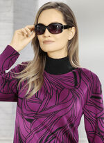 Unterzieh-Rollkragen mit Rippenstrick SCHWARZ