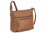 Laurina, Tasche, Damen, mit verstellbarem Umhängeriemen COGNAC