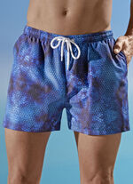 Badeshorts allover dessiniert, Microfaser 