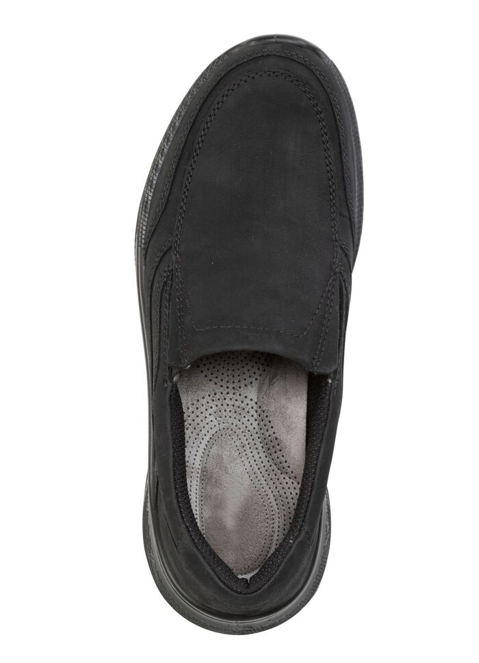 Slipper aus Nubukleder SCHWARZ