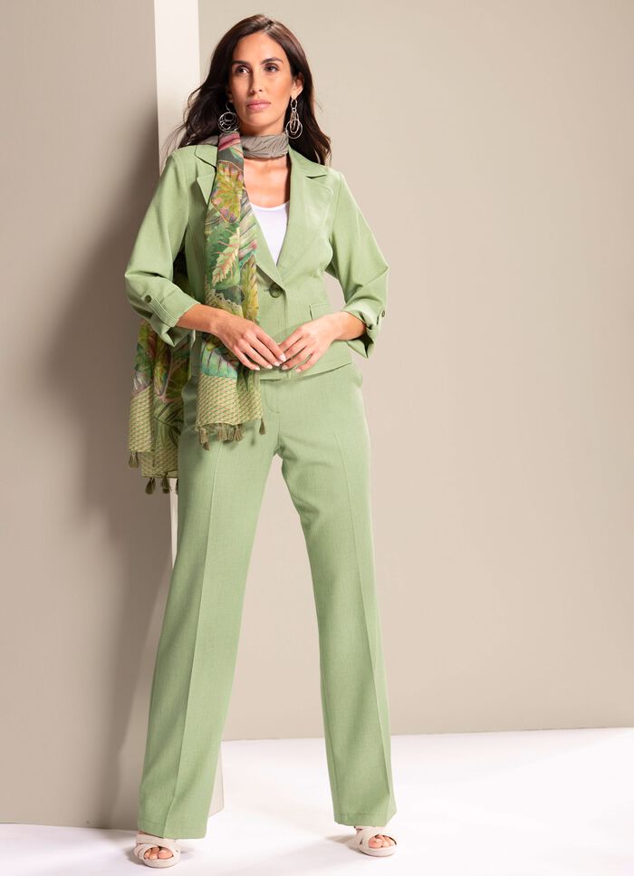 Hose mit r&uuml;ckw&auml;rtigem Dehnbund-Einsatz 