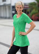 Shirt mit Biesen im Vorderteil in 2 Farben 