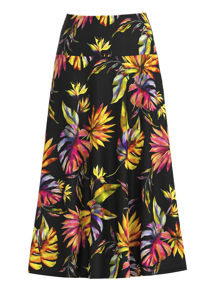 Rock mit farbbrillantem Druck 