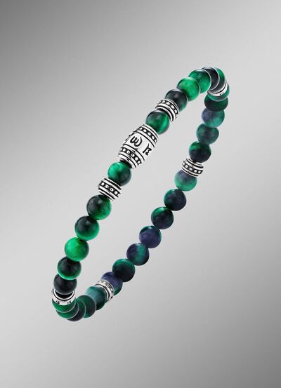 Armband mit tibetischen Symbolen 