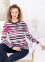 Pullover in Garnmix 