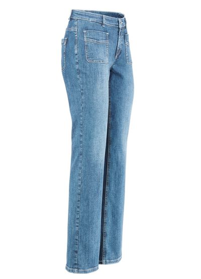 Magic-Jeans mit ausgestellter Beinweite 