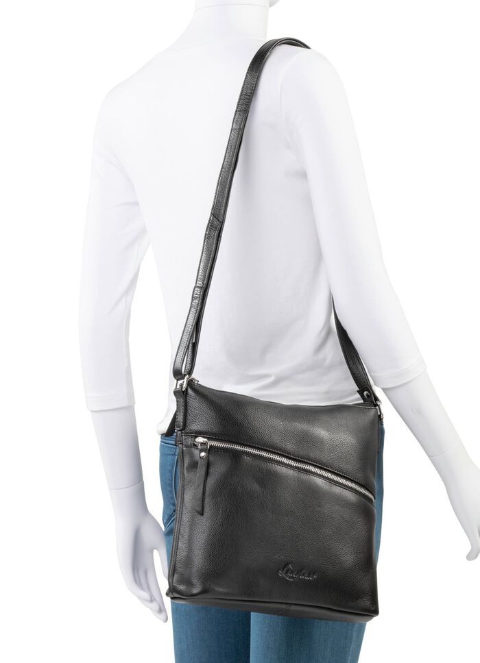 Laurina Tasche aus Vollrind-Nappaleder SCHWARZ