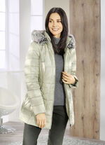 Jacke mit abnehmbarer Kapuze LINDGRÜN