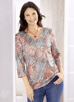 Shirt mit Alloverdruck 