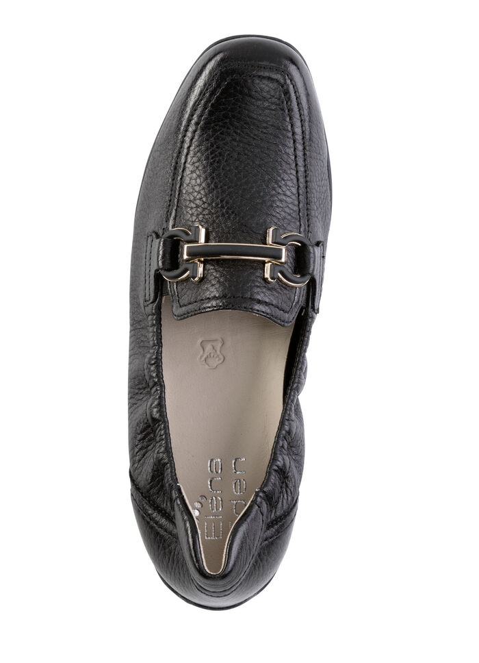 ELENA EDEN Slipper mit Metallschmuck SCHWARZ