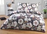 Digitalbedruckte Bettw&auml;sche-Garnitur von Irisette SCHWARZ