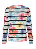 Pullover mit edlem Floraldruck 