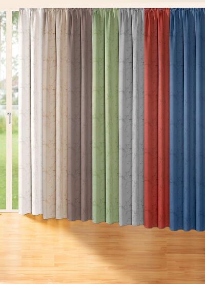 Blickdichter Verdunkelungsschal mit Kräuselband  Blickdichter Verdunkelungsschal mit Kräuselband