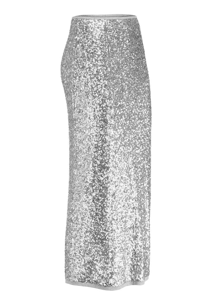 Rock mit funkelnden Pailetten  