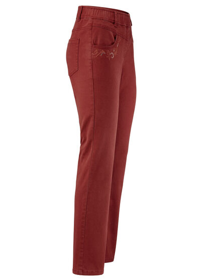 Hose mit funkelnden Glitzersteinchen 