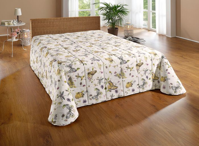 Tagesdecke und Kissenbez&uuml;ge mit Schmetterlingsmotive 