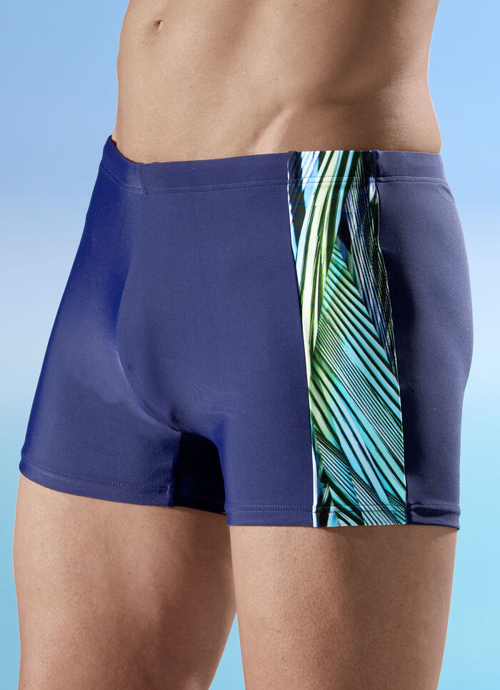 Naturana Badepants mit buntem Einsatz 