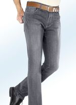"Francesco Botti"-Unterbauch-Jeans mit Dehnbund in 3 Farben GRAU