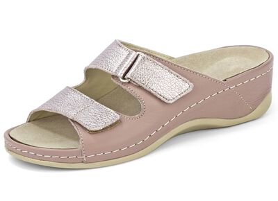 Mubb Pantolette mit Leder-Memory-Fußbett 