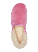 Laurina, warme Damen-Hausschuhe, mit Gummizug 