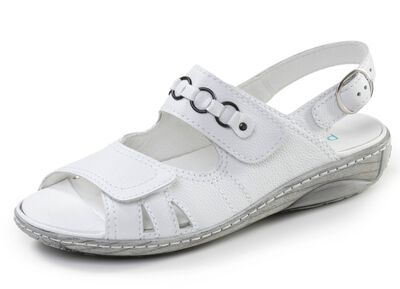 Waldl&auml;ufer, bequeme Damen-Sandalen, Weite G, mit herausnehmbarem Fu&szlig;bett 