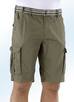 Bermudas mit Cargotaschen in 4 Farben KHAKI