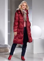 Funktionsmantel im Puffer-Style BURGUND