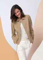 Blazer mit Umlegekragen 