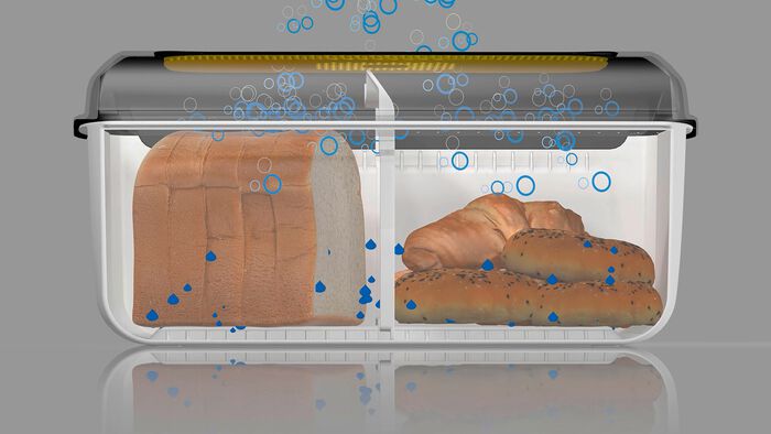 Tupperware BreadSmart Brotbehälter WEISS-SCHWARZ