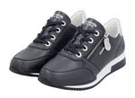 Remonte Schnür-Sneaker mit silberfarben schimmerndem Kontrast-Besatz MARINE