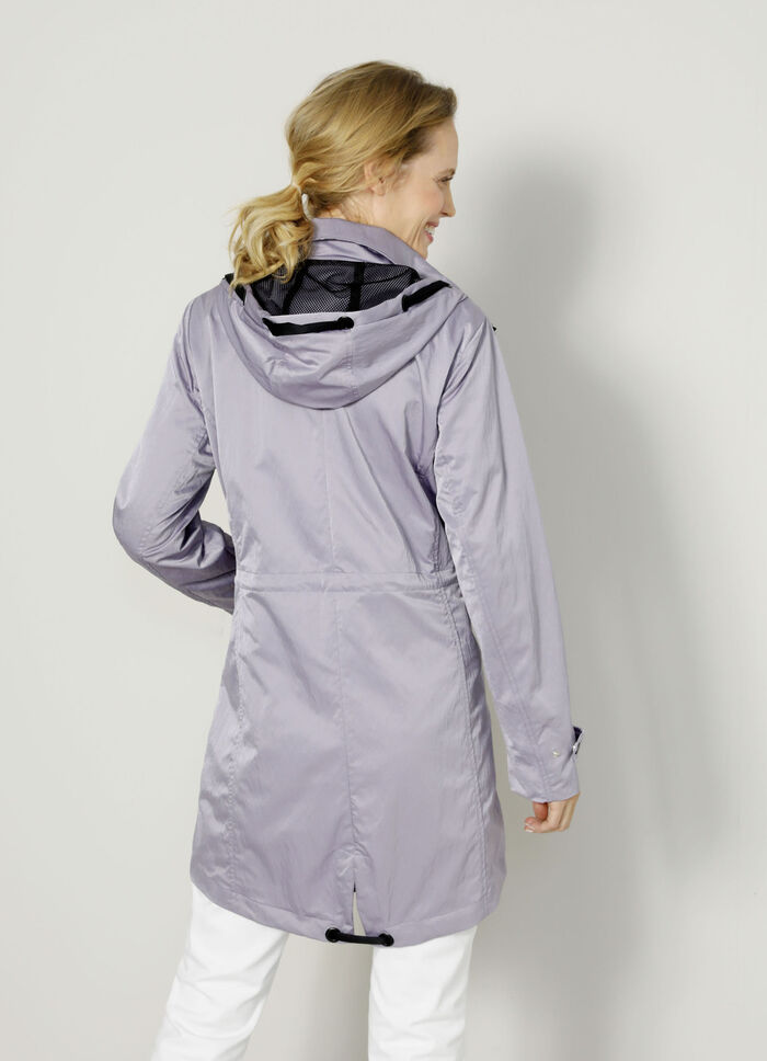 Parka mt dekorativem Zierband 