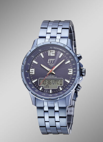 Sportliche Funk-Solar-Herrenuhr 