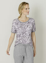 Shirt mit sportiven Rippb&uuml;ndchen 