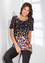 Longshirt mit farbbrillantem Inkjet-Druck 