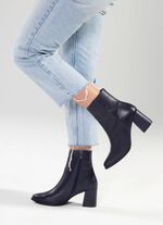 Andrea Conti Stiefelette mit seitlich eingesetztem Gummizug DUNKELBLAU