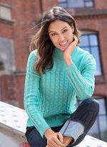 Pullover mit dekorativem Z&ouml;pfchendessin 