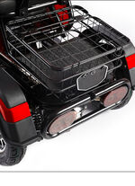 3-Rad Elektromobil im Stil eines Kompaktrollers ROT