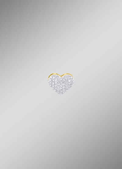 Herz-Anh&auml;nger mit 48 Diamanten 