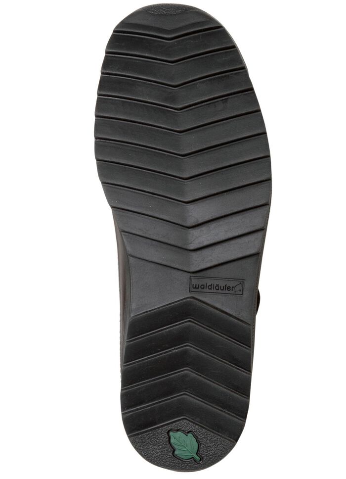 Waldl&auml;ufer, gef&uuml;tterte Herren-Boots, Winterscuhe, Weite K, mit Lammfell SCHWARZ