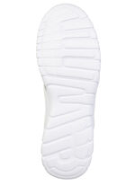 Sportlicher Damen-Sabot, mit herausnehmbarem Fußbett WEISS