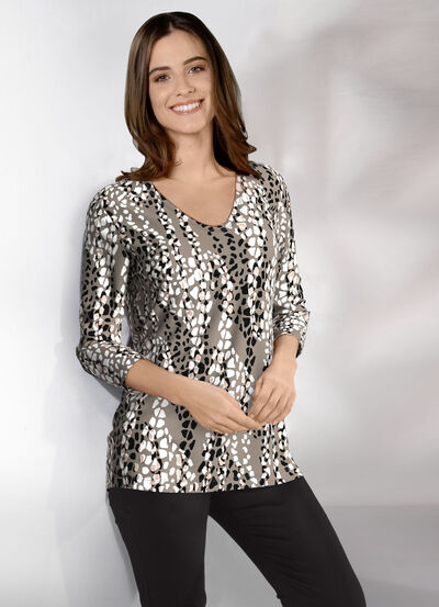 Shirt mit Allover-Druck 