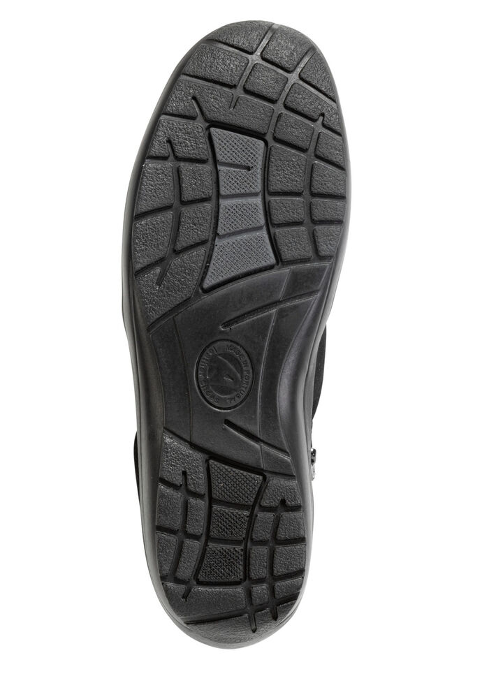 ELENA EDEN, bequeme Damen-Boots, Weite H, mit herausnehmbarem Fußbett SCHWARZ