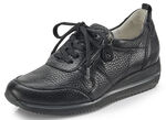 Waldläufer, leichte Damen-Sneaker, Weite H, mit herausnehmbarem Fußbett SCHWARZ