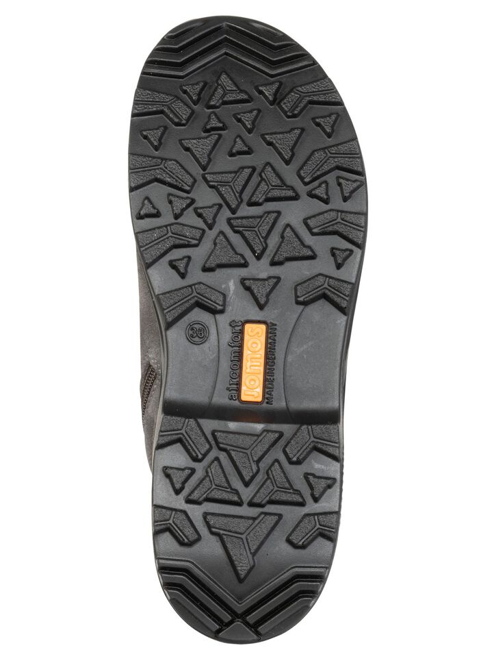 Sportliche Damen-Boots, Weite K, mit herausnehmbarem Fu&szlig;bett ANTHRAZIT