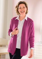 Strickjacke mit Streifenstruktur 