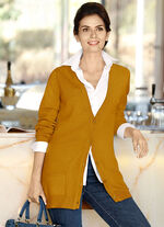 Strickjacke mit Modal  OCKER