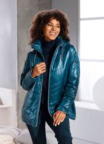 Jacke mit Reißverschlusstaschen PETROL