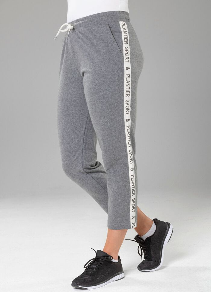 7/8-Freizeithose von &bdquo;Plantier&ldquo; GRAU MELIERT