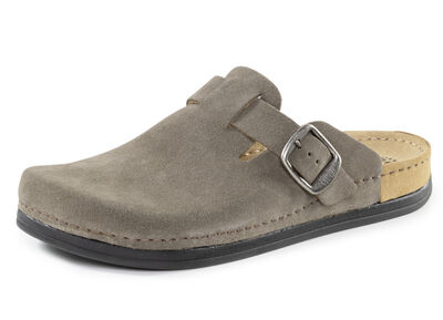 Mubb Clog aus bestem Rind-Veloursleder 